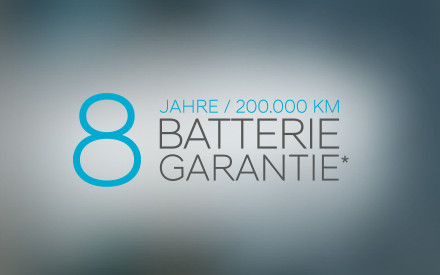IONIQ 8 Jahre Batterie Garantie Logo